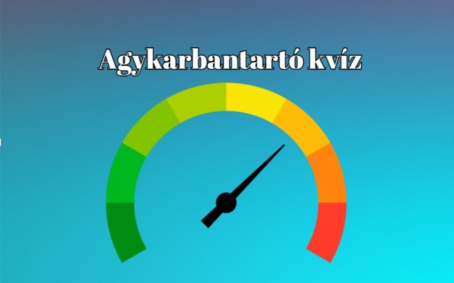 A napi kvíz garantáltan frissen tartja az agyat