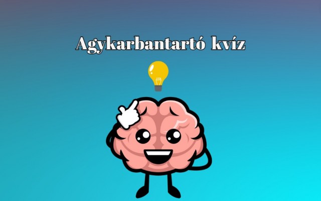 Ha azt mondom, agykarbantartó, ti már tudjátok, mi következik - Napi kvíz