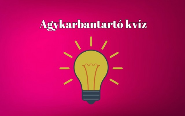 Egy frissen facsart agykarbantartó turmix jöhet? - Napi kvíz