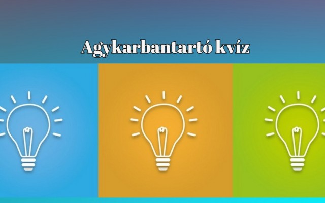 Agykarbantartó kvíz - Ha 1 perc alatt végigjátszod ezt a napi kvízt, vág az eszed, mint a borotva