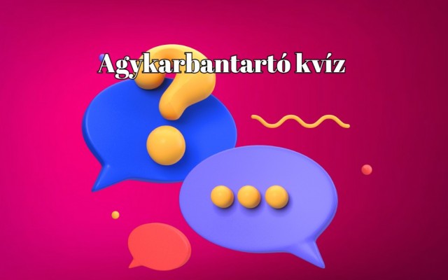 Mi szeretjük csinálni, ti szeretitek lejátszani - Ez a napi kvíz