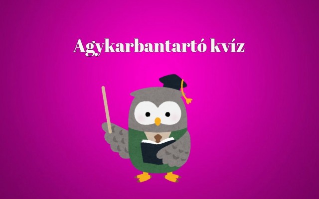 Ez a napi kvíz garantáltan frissen tartja az agyad