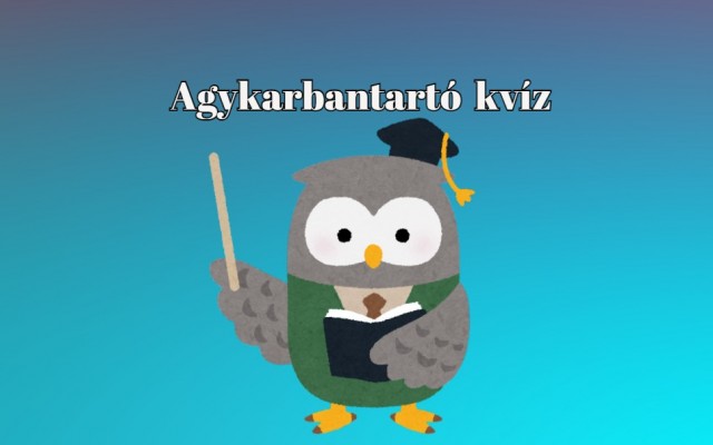 Napi kvíz - Az agyadnak is szüksége van egy kis átmozgatásra